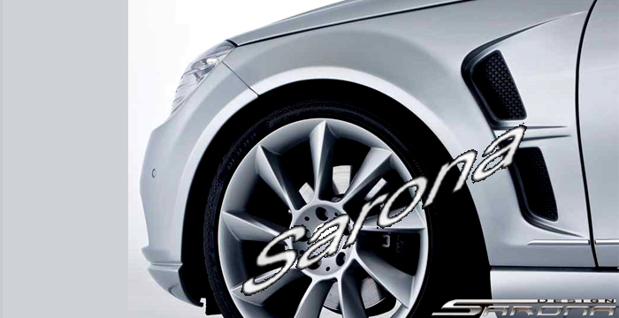 Custom Mercedes C Class  Sedan Fenders (2008 - 2013) - $650.00 (Manufacturer Sarona, Part #MB-018-FD)